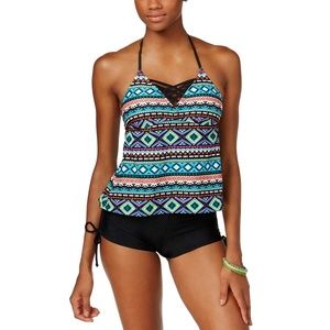 Hula Honey Swim - NWT Hula Honey Strappy-Front Tankini Top Hula Honey Swim - NWT Hula Honey Strappy-Front Tankini Top